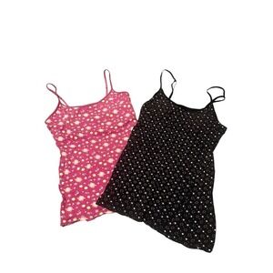 Y2K Energetic Women's Polka-Dot Camisole Set Size M 2 Pack